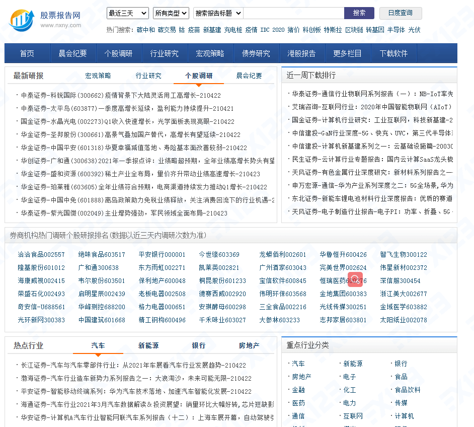 股票价值分析报告网 