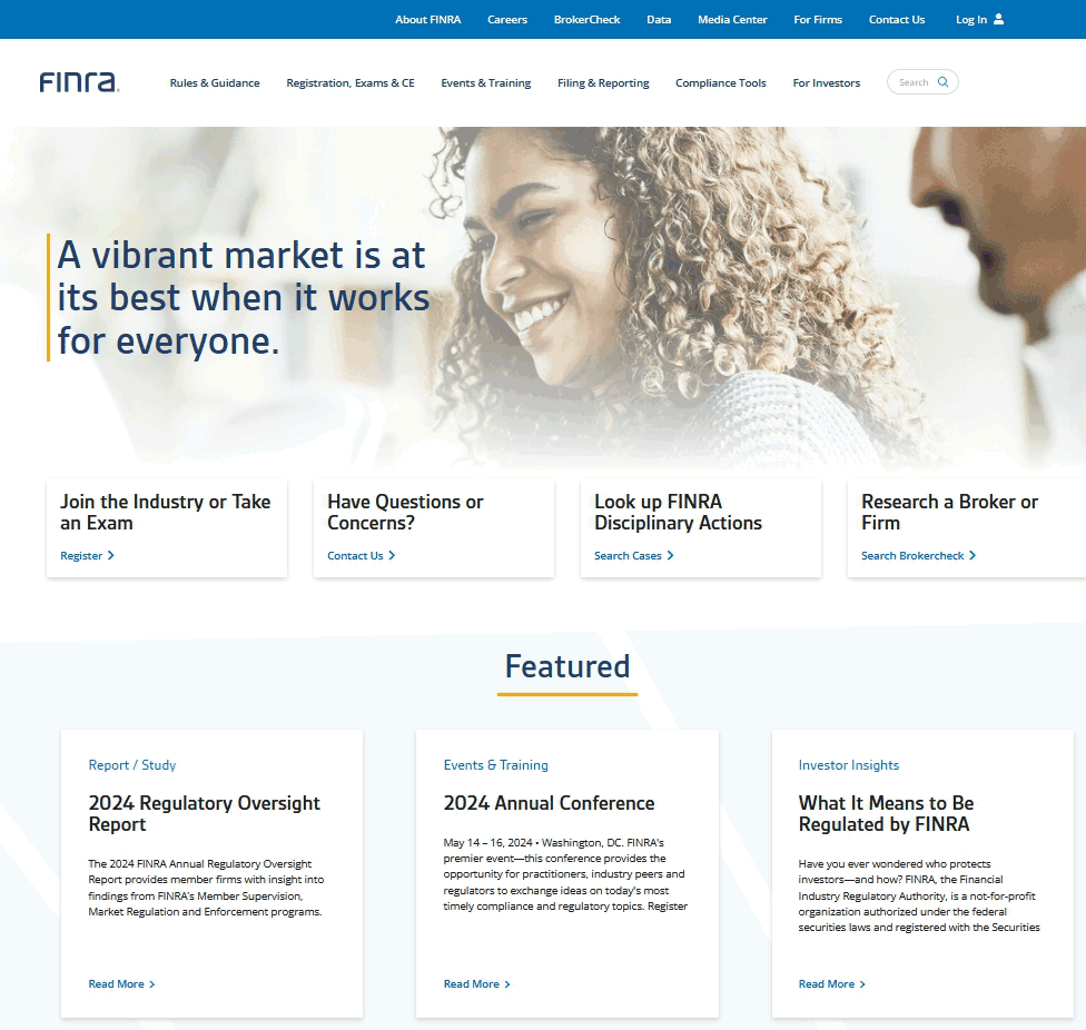 美国金融业监管局（FINRA）